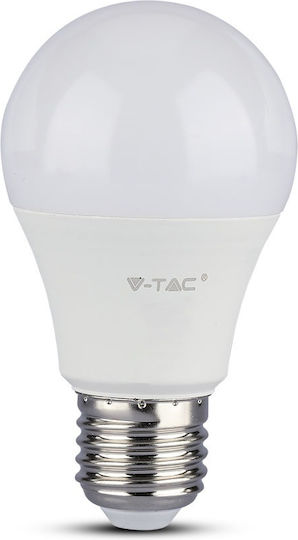 V-TAC VT-265 LED Bulb 6.5W 104mm for Socket E27 and Shape A60 Natural White 806lm