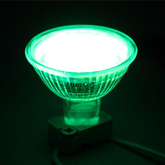 Adeleq LED Bulb 2W for Socket GU10 and Shape PAR16 Green 180lm