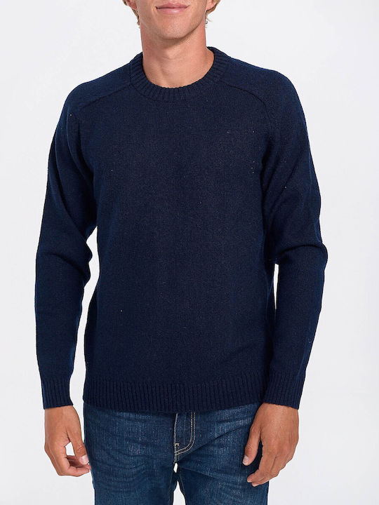 Selected Herren Langarm-Pullover Blau