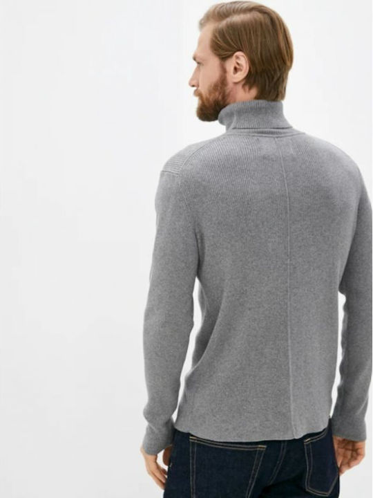 Calvin Klein Men's Long Sleeve Sweater Gray