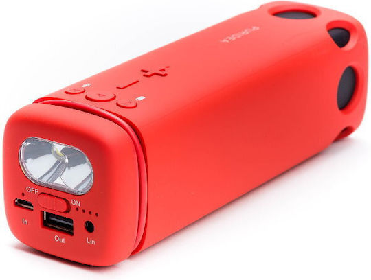 Puridea i2 Ηχείο Bluetooth 3W Κόκκινο