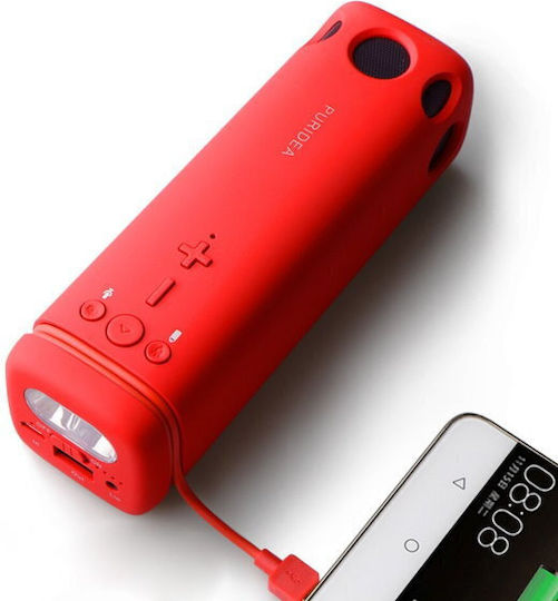 Puridea i2 Ηχείο Bluetooth 3W Κόκκινο