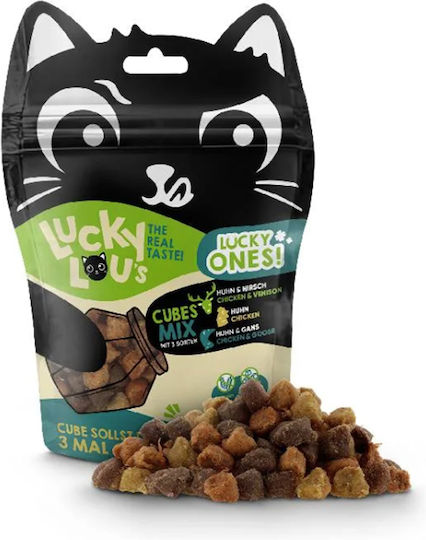 Lucky Lou Cat Treats with Chicken Liver Potatoes for Elderly Cats 80g