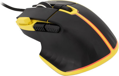 White Shark GM-9006 Marrok Wireless RGB Gaming Mouse 12000 DPI Galben