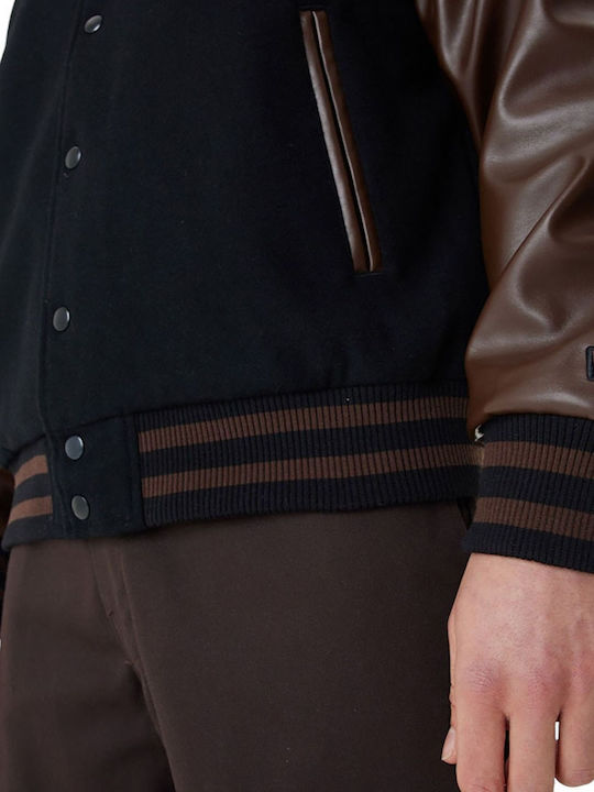College Winter Jacket Black