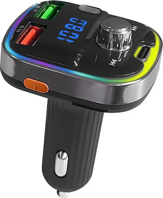 Andowl FM Car Transmitter with Bluetooth