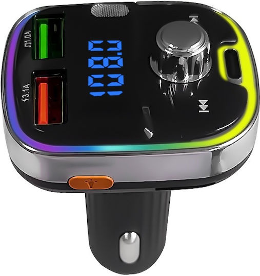 Andowl FM Transmitter Autovehicul Qc82 cu Bluetooth