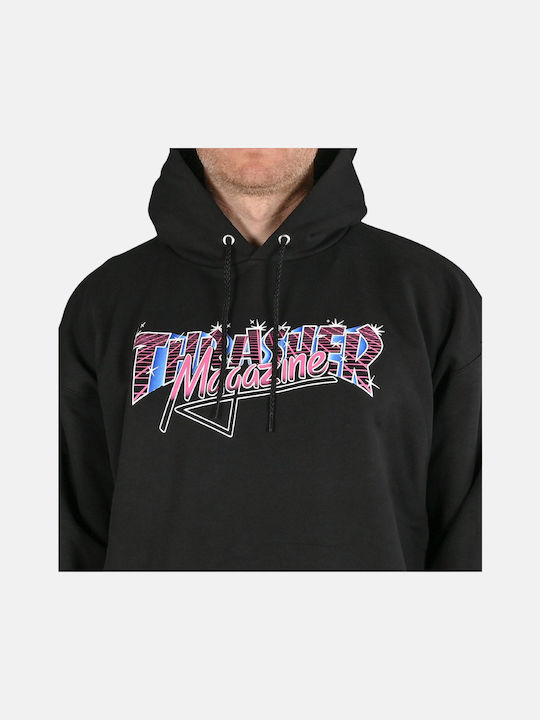 Thrasher Men's Sweatshirt with Hood Black