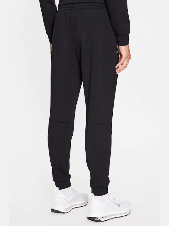 Emporio Armani Men's Sweatpants with Rubber Black