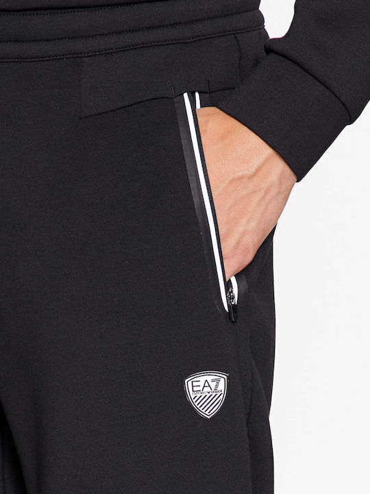 Sweatpants with Elastic Black