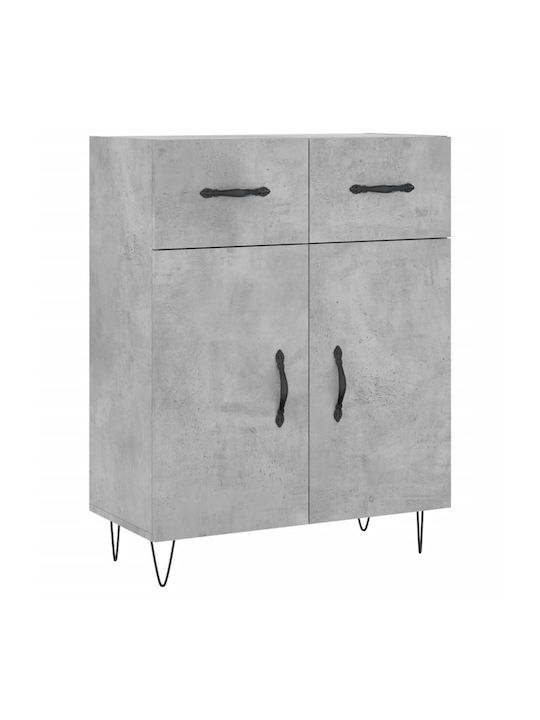 Cabinet de Birou Gri 69.5x34x180cm