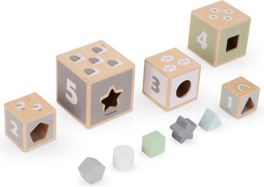 Stapelspielzeug aus Holz für 12++ Monate