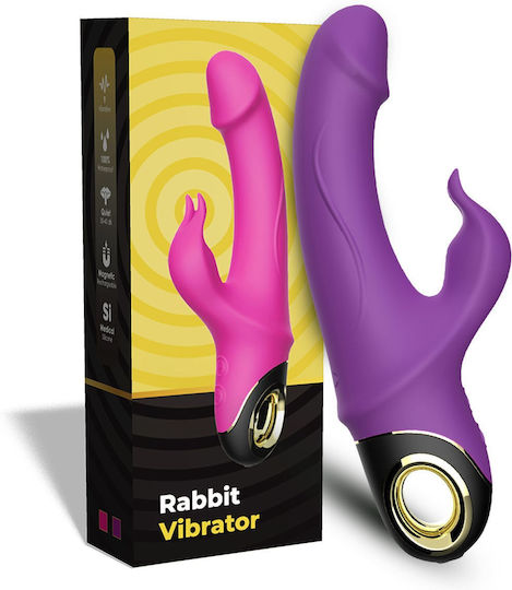 Kinksters Δονητής Rabbit 22cm Μωβ