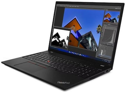 Lenovo ThinkPad P16s Gen 2 (Intel) 16" IPS (i7-1360P/32GB/1TB SSD/RTX A500/W11 Pro) Villi Black (Tastatură GR)