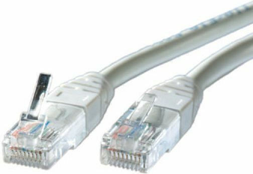 Roline U/UTP Cat.6 Ethernet Network Cable 2m Gray 1pcs