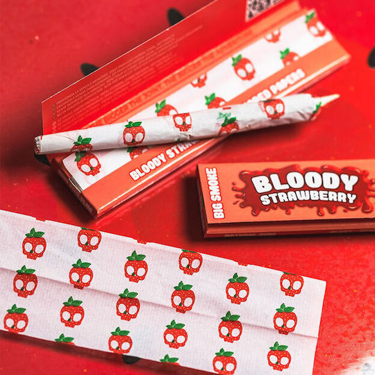 Lion Rolling Circus Bloody Strawberry Zigarettenpapiere King Size 32 Blätter 24Stück