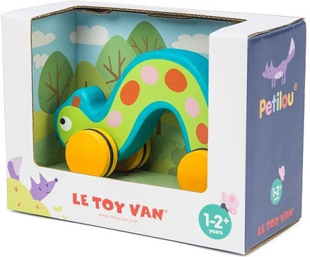 Le Toy Van Συρόμενο Παιχνίδι Κάμπια με Ρόδες από Ξύλο