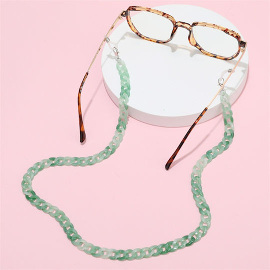 Callajewels Αλυσίδα Γυαλιών Πράσινη