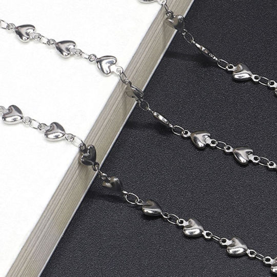 Callajewels Αλυσίδα Γυαλιών Ασημί