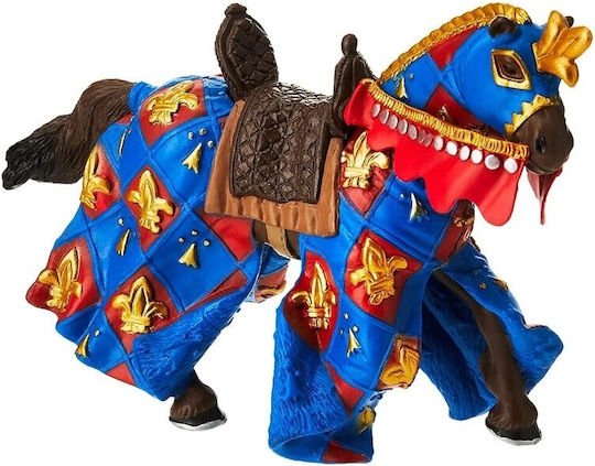 Papo Blue Horse Fleur De Lys For 3+ Years 9cm