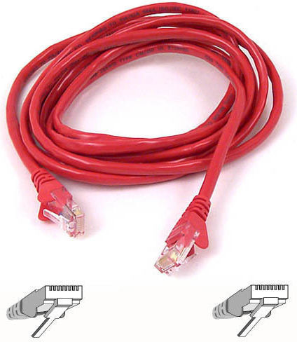 Belkin U/UTP Cat.6 Cable 2m Κόκκινο