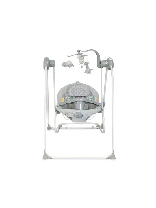 Lorelli Electric Baby Relax Swing Tango with Music and Vibration Grey Trees for Child up to 12kg