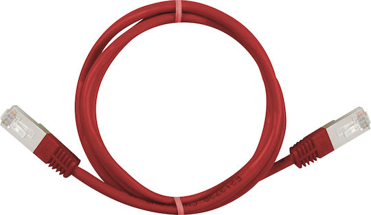 Sharkoon S/FTP Cat.5e (Gigabit) Καλώδιο Δικτύου Ethernet 10m Κόκκινο