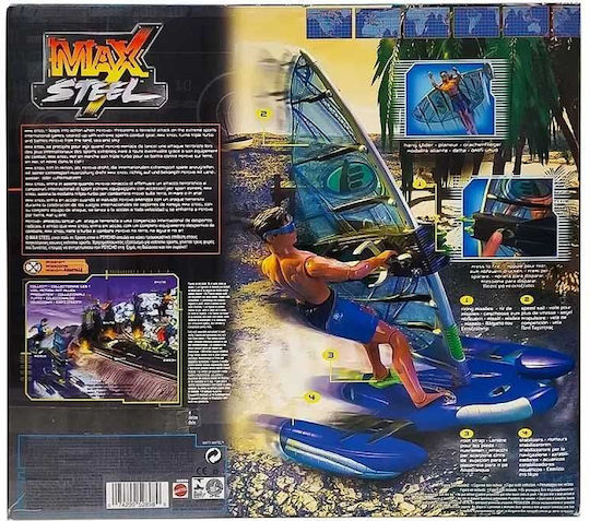 Action Figure Rare Max Steel MX33 Wind Raider Vehicle Max Steel