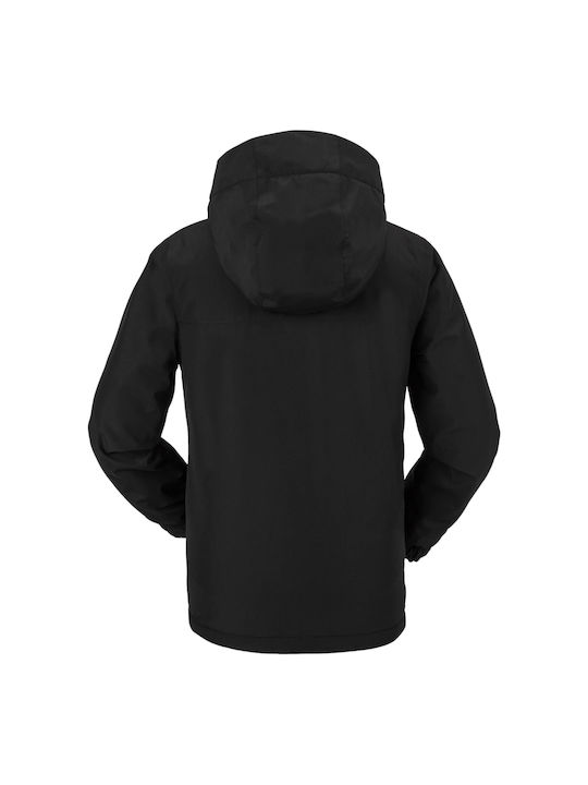 Volcom Jachetă casual pentru copii cu glugă Negru Stone.91