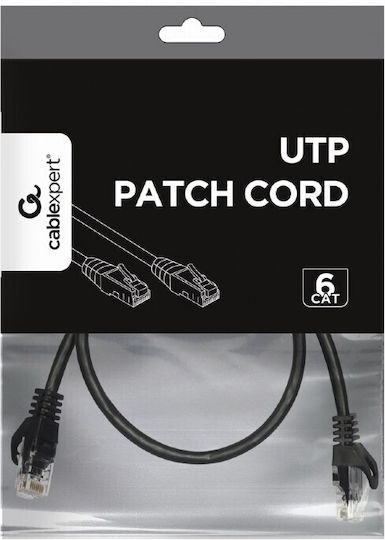 Cablexpert U/UTP Cat.6 Gigabit Network Cable Ethernet 0.25m Black