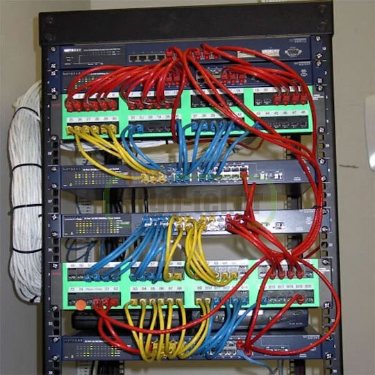 Adeleq U/UTP Cat.5e (Gigabit) Καλώδιο Δικτύου Ethernet 3m Γκρι
