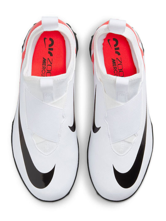 Παιδικά Ποδοσφαιρικά Παπούτσια Mercurial Vapor 15 Academy Rasen mit Socke ohne Schnürsenkel Bright Crimson / White / Black