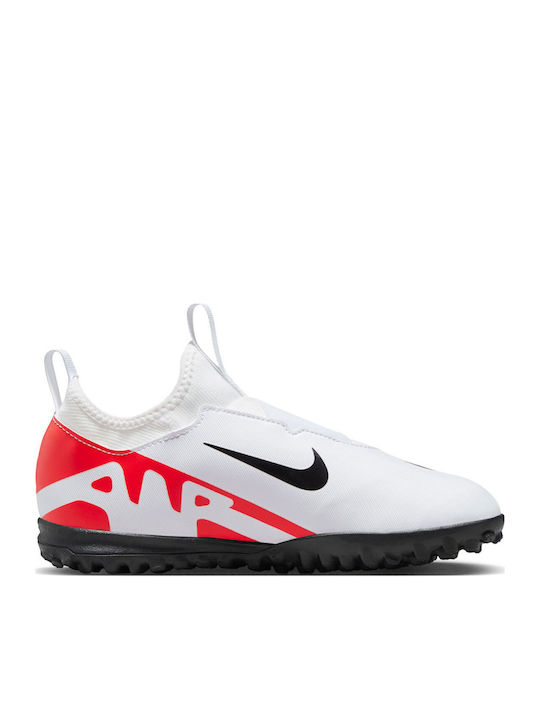 Παιδικά Ποδοσφαιρικά Παπούτσια Mercurial Vapor 15 Academy Rasen mit Socke ohne Schnürsenkel Bright Crimson / White / Black