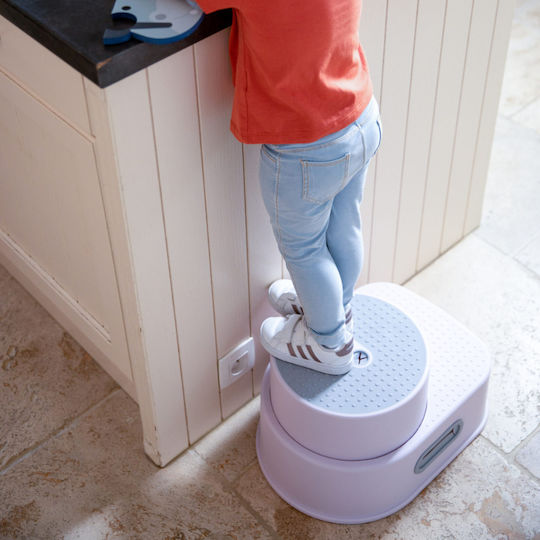 Bo Jungle Double Bathroom Step Stool Gray