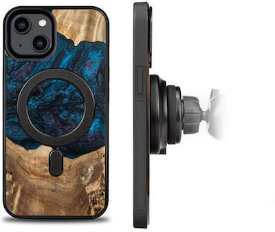 Bewood Wood Resin Back Cover Ξύλινη Μπλε (iPhone 15)