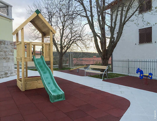 Hy-land Turn de lemn Climbing Frame P2 pentru Uz Profesional