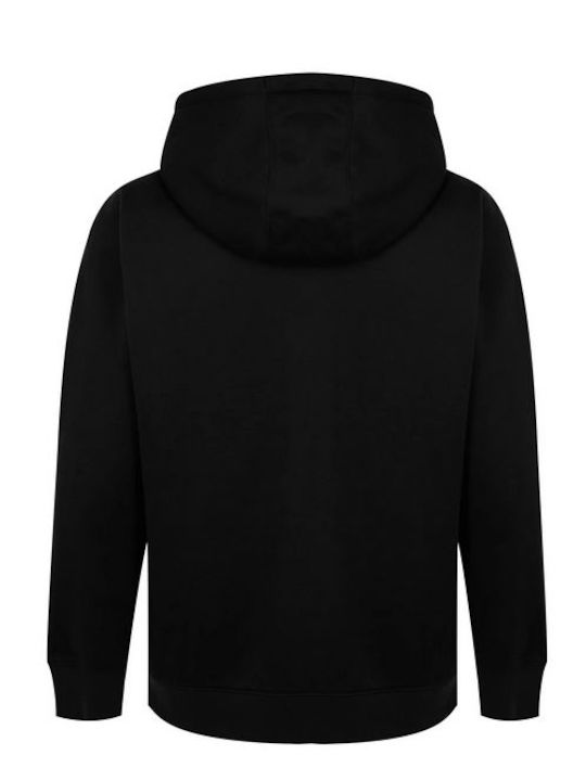 Essential Sweatshirt with Hood Black