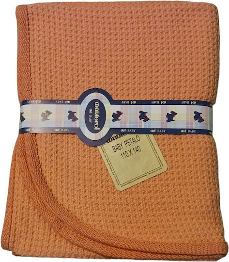 Manterol Casa Pătură Spania Pepinieră Swaddling pături 100% bumbac Bej Cream 75x100cm