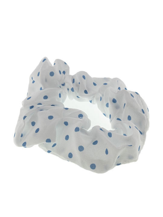 FantazyStores Παιδικό Λαστιχάκι Scrunchy Λευκό