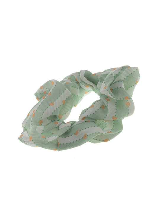 FantazyStores Kids Hair Tie Scrunchy Green 32691-12