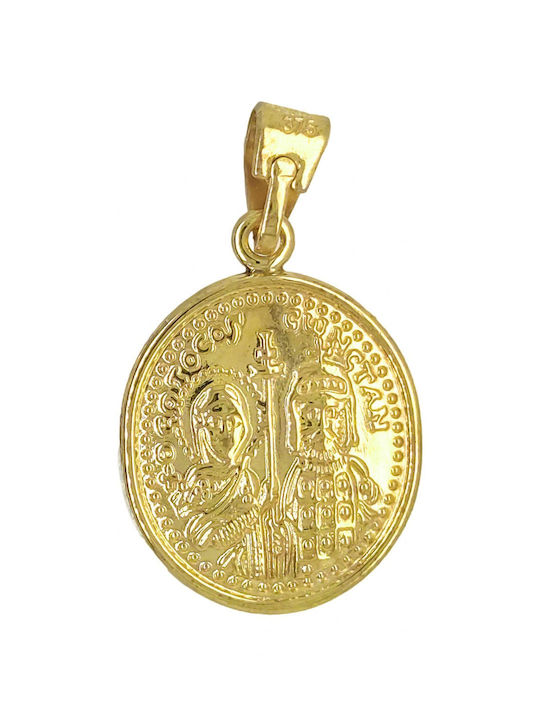 Mertzios.gr Charm Amulett Tierkreiszeichen aus Gold 9 K