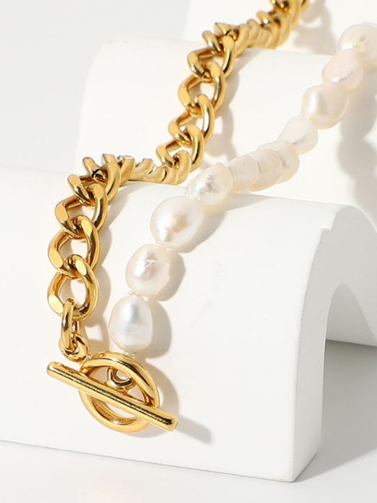 Callajewels Halskette aus Vergoldetem Stahl