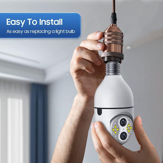Jortan 104858 IP Überwachungskamera Wi-Fi Full HD 1080p mit Mikrofon
