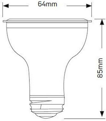 Geyer Becuri LED pentru Soclu E27 Alb natural 560lm 1buc