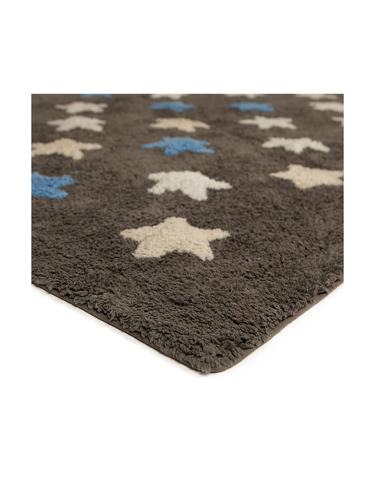 Baby Adventure Stars Kinder Teppich Sterne Braun 120x170cm