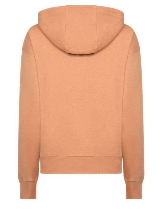 DKNY Women's Hooded Sweatshirt Brown