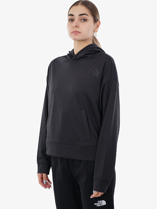 Women's Sweatshirt Hooded Black
