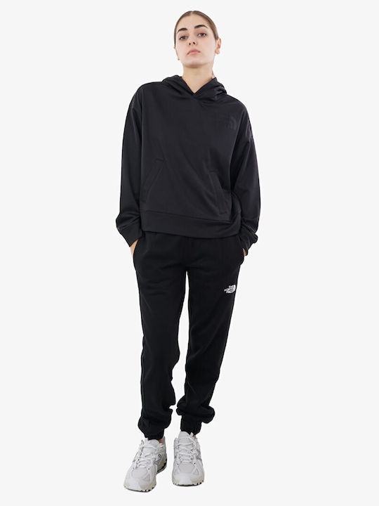 Women's Sweatshirt Hooded Black