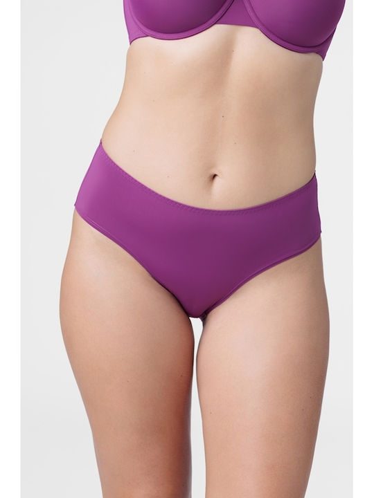 Damen Slip 2Pack mit Spitze Fuchsie