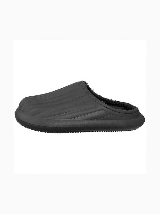 Ustyle Sabot cu blană Negre